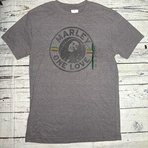 Zion Rootswear Marley One Love Gray Tee size M